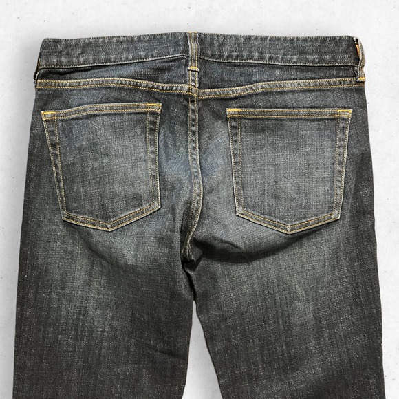 J. Crew Matchstick Jeans Dark Blue Women's 28 Regular Stretch Straight Low Rise - Picture 5 of 8